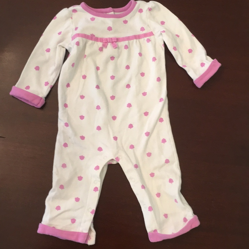 6-12 month Gymboree girls onesie outfit.